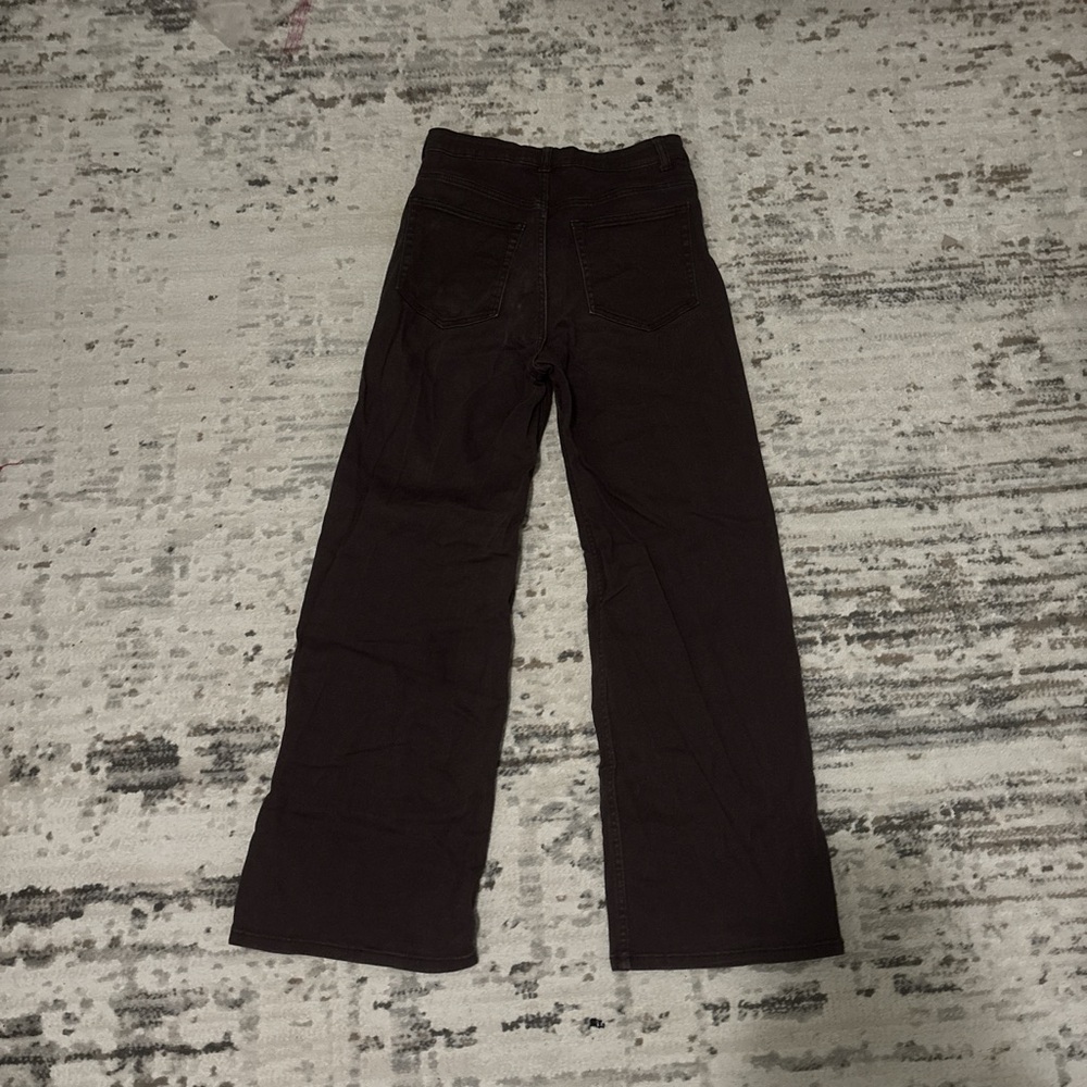 H&M Black Flare Wide Leg Jeans